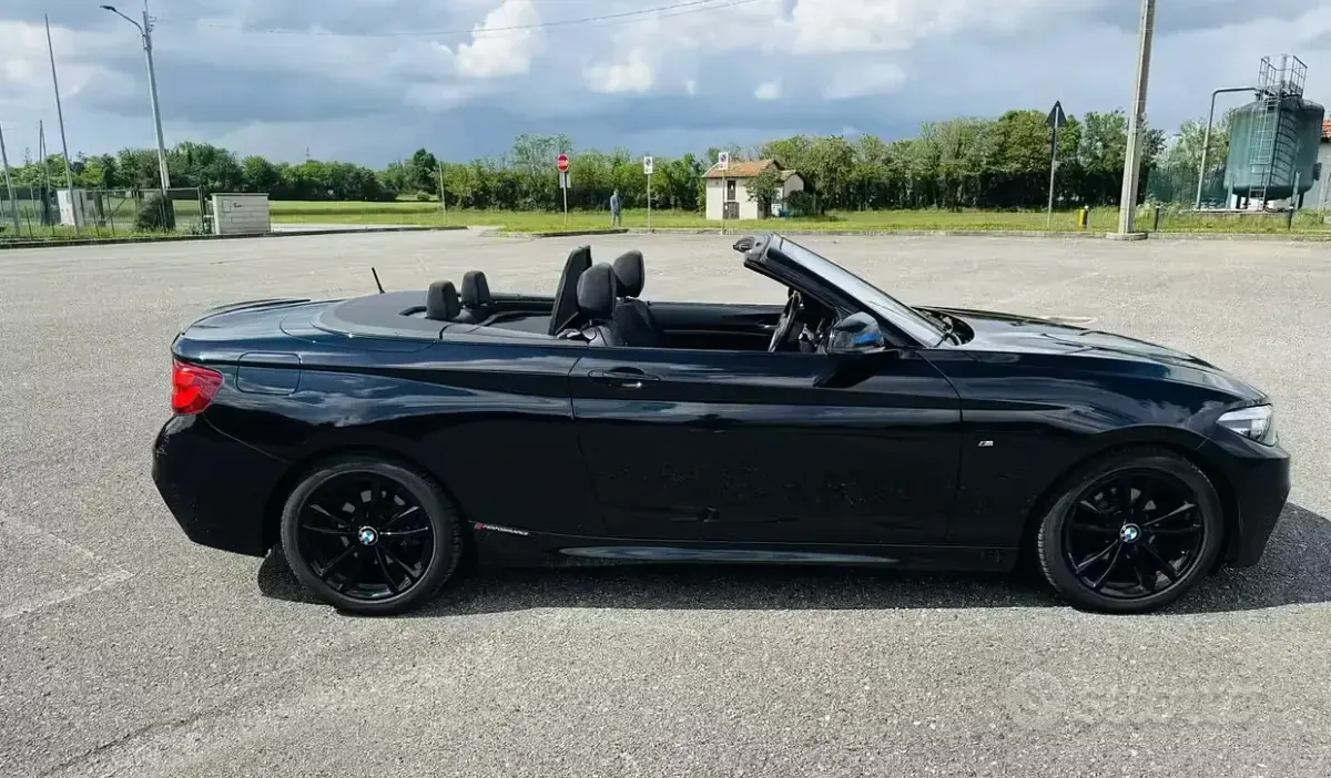 Usata BMW 218 M Sport 136 CV (100 kW) 2021 Nero Cabrio