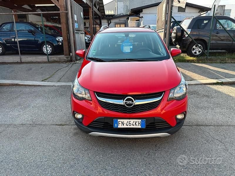 Usata Opel Karl Rocks 73 CV (53 kW) 2018 Rosso Utilitaria