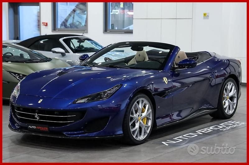 Usata Ferrari Portofino 600 CV (441 kW) 2019 Blu Cabrio