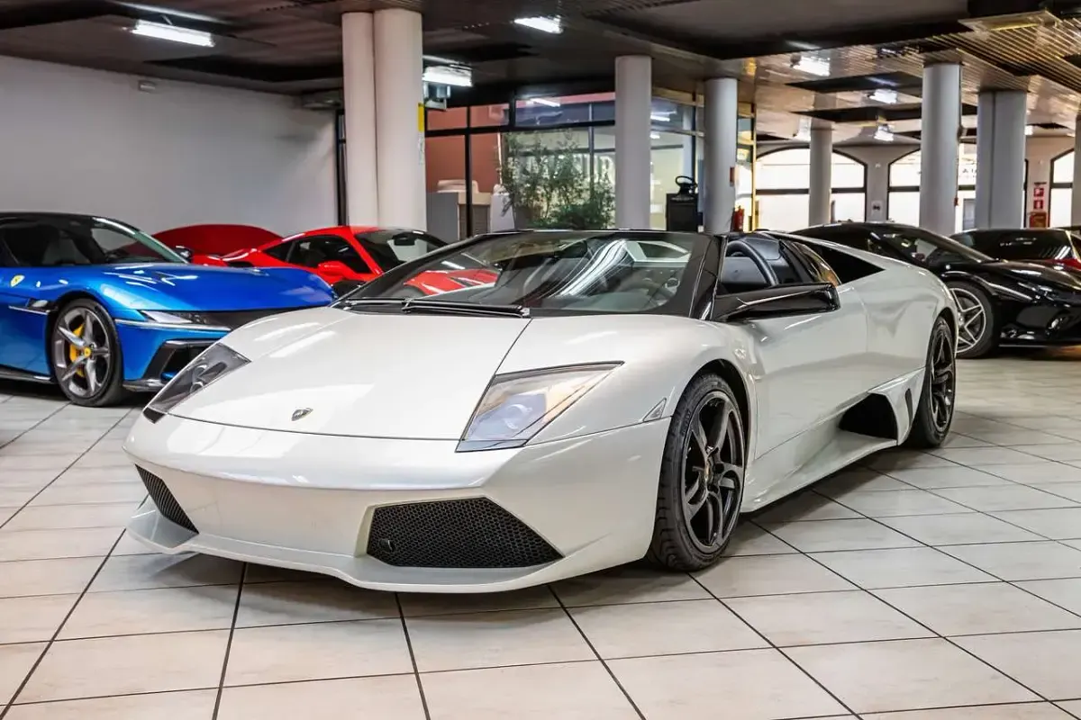 Usata Lamborghini Murciélago 640 CV (470 kW) 2007 Balloon white Cabrio