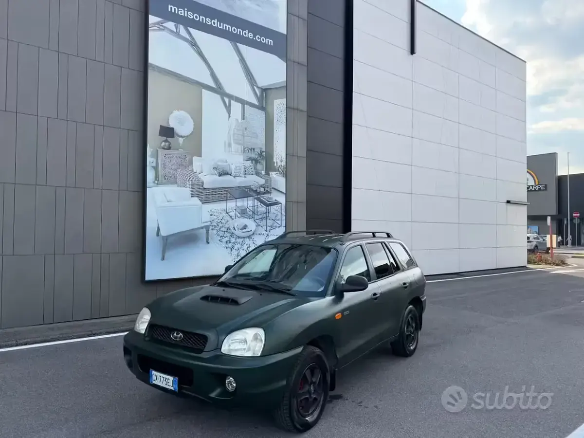 Usata Hyundai Santa Fe 113 CV (83 kW) 2003 Verde SUV