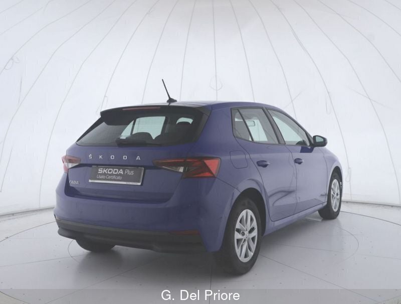 Usata Skoda Fabia Ambition 80 CV (58 kW) 2022 Blu Utilitaria