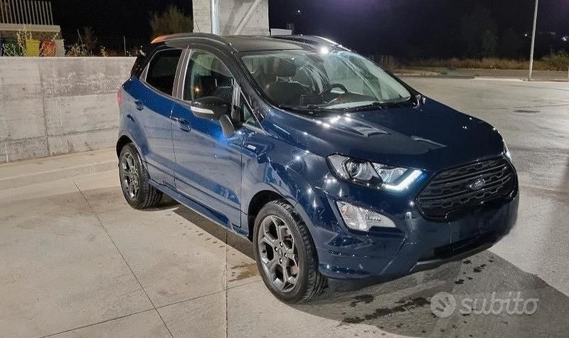 Usata Ford Ecosport ST-Line 100 CV (73 kW) 2019 Blu SUV