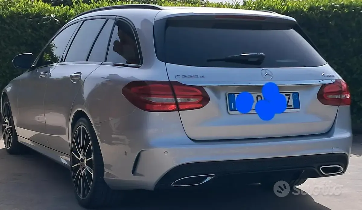 Usata Mercedes C220 170 CV (125 kW) 2016 Grigio Station wagon