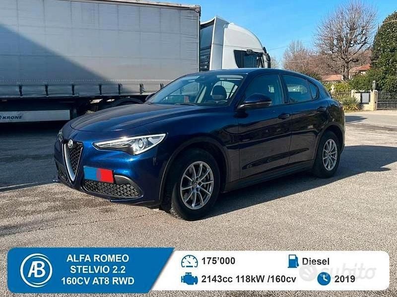 Usata Alfa Romeo Stelvio 160 CV (117 kW) 2019 Blu SUV