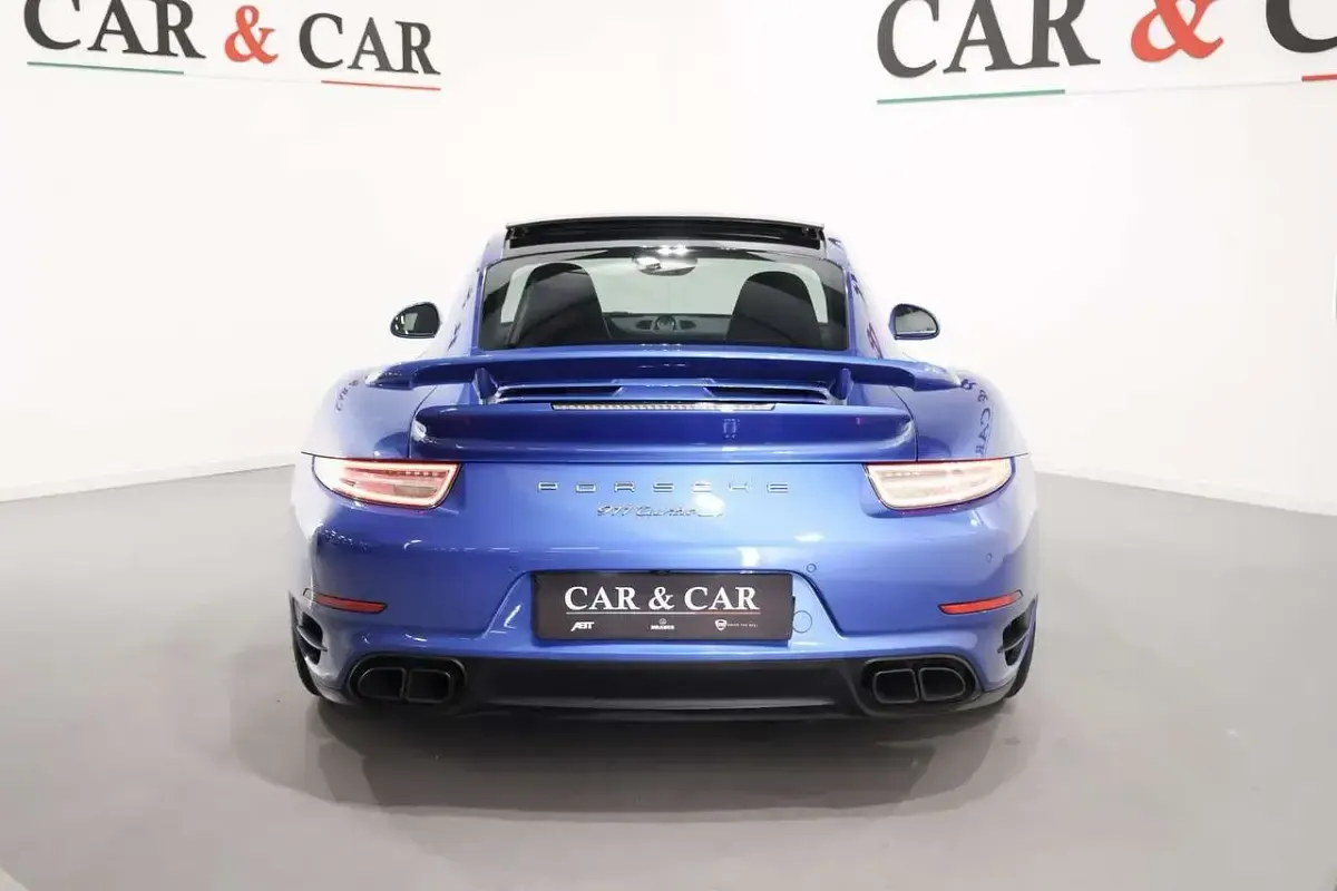 Usata Porsche 911 Turbo S 560 CV (411 kW) 2015 Blu/azzurro Coupé