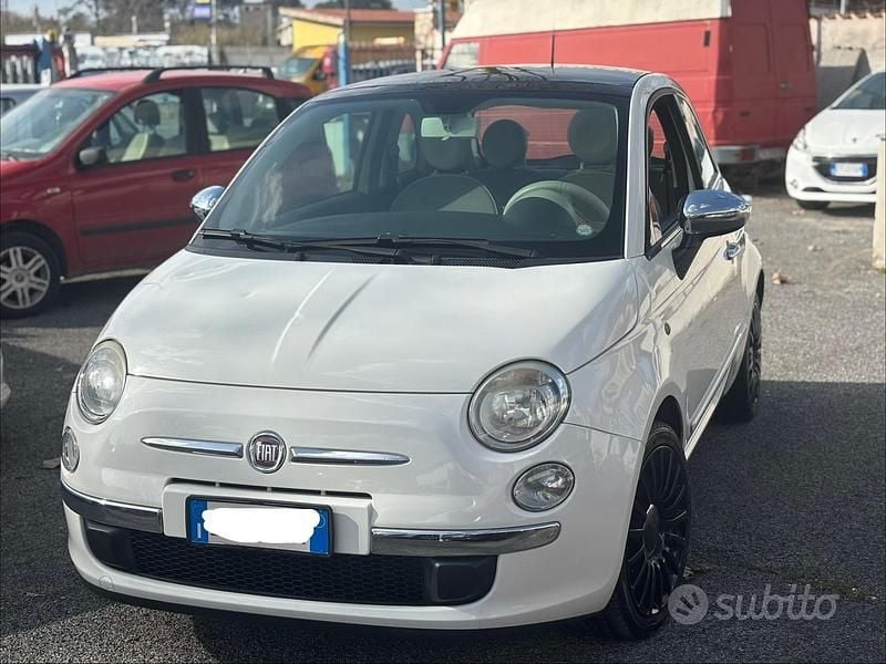 Usata Fiat 500 Lounge 69 CV (50 kW) 2008 Bianco Berlina