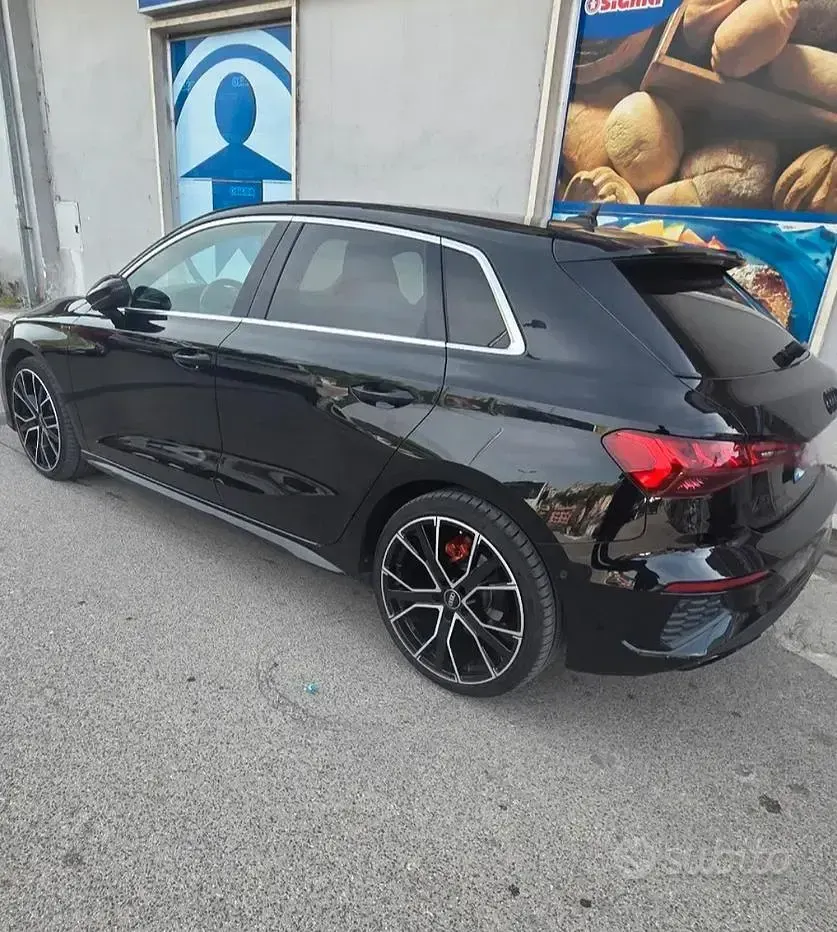 Usata Audi A3 S-Line 150 CV (110 kW) 2022 Nero Berlina