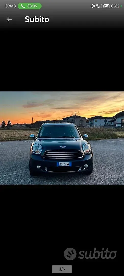 Usata Mini Countryman 111 CV (81 kW) 2013 Blu SUV