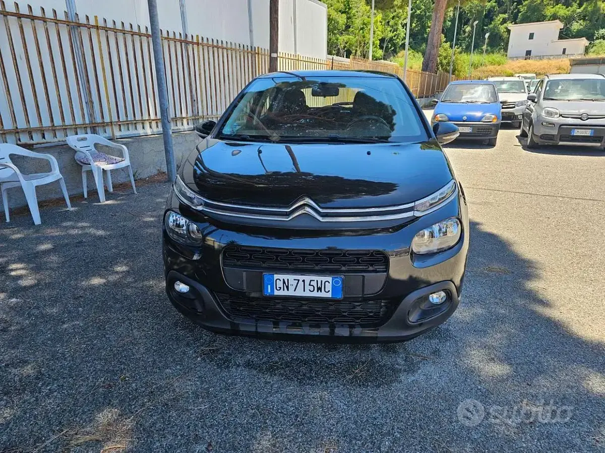Usata Citroën C3 Feel 75 CV (55 kW) 2017 Nero Berlina