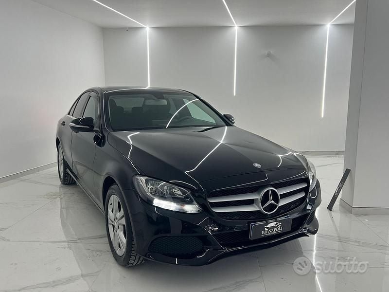 Usata Mercedes C220 Exclusive 169 CV (124 kW) 2014 Nero Berlina
