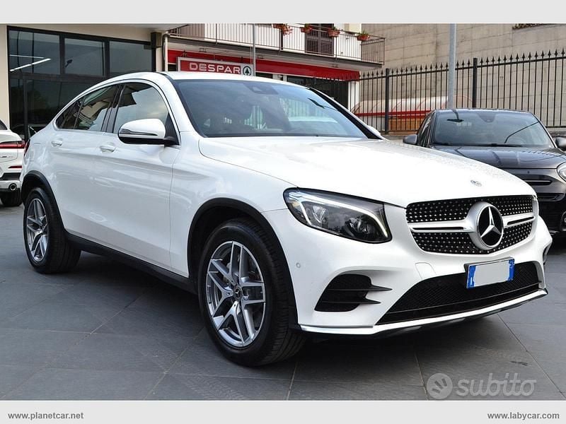 Usata Mercedes GLC250 Premium 204 CV (150 kW) 2018 Bianco Coupé