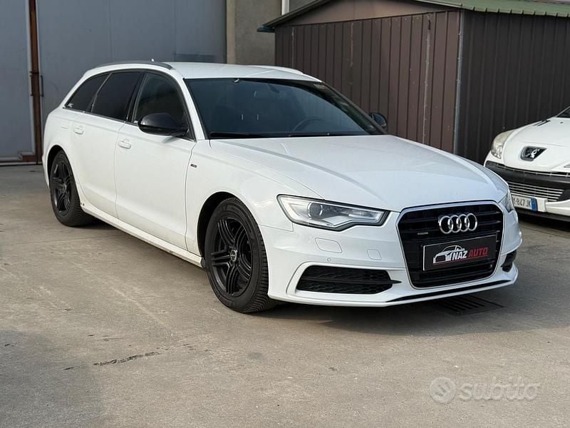 Usata Audi A6 S-Line 204 CV (150 kW) 2012 Bianco Station wagon