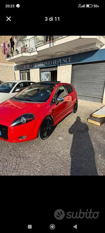 Usata Fiat Grande Punto 130 CV (95 kW) 2008 Rosso Utilitaria