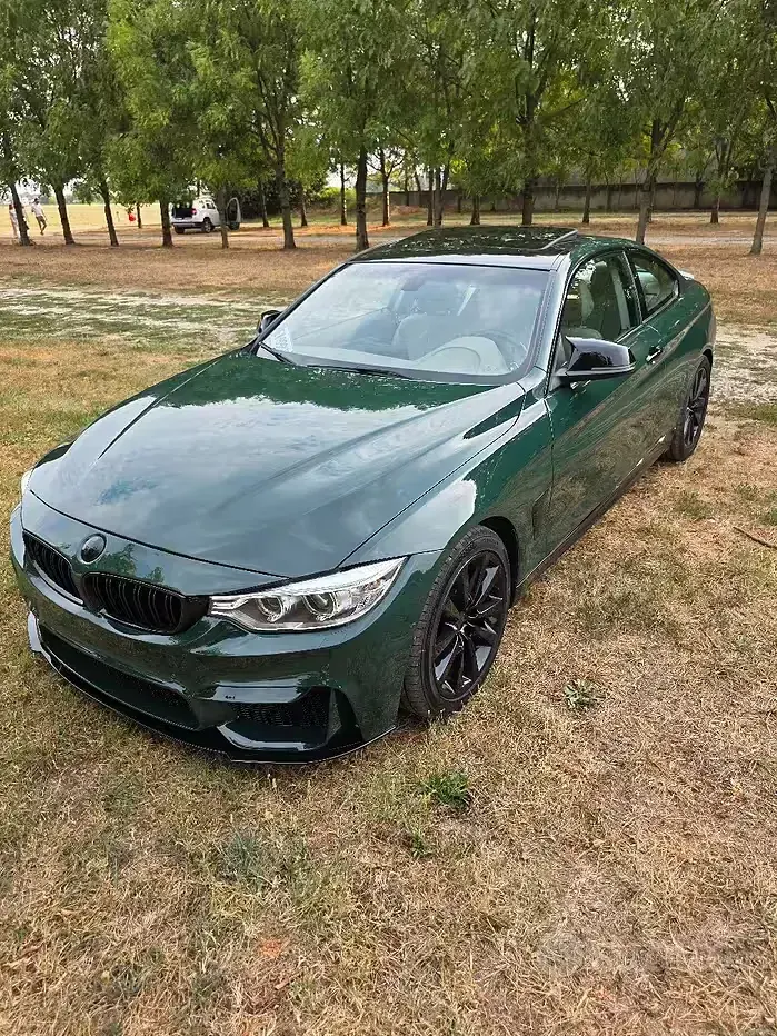 Usata BMW 420 Coupé 184 CV (135 kW) 2014 Verde Coupé