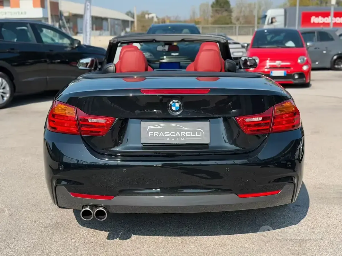 Usata BMW 420 Sport Line 184 CV (135 kW) 2014 Nero metallizzato Cabrio