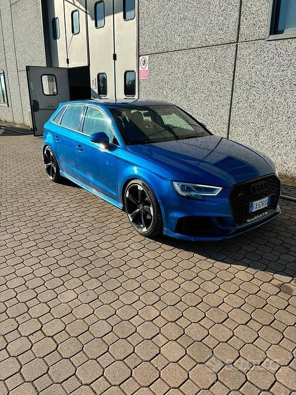 Usata Audi A3 S-Line 116 CV (85 kW) 2020 Blu Berlina