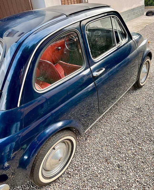 Usata Fiat 500 1970 Blu Berlina