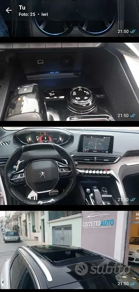 Usata Peugeot 3008 177 CV (130 kW) 2019 Bianco SUV