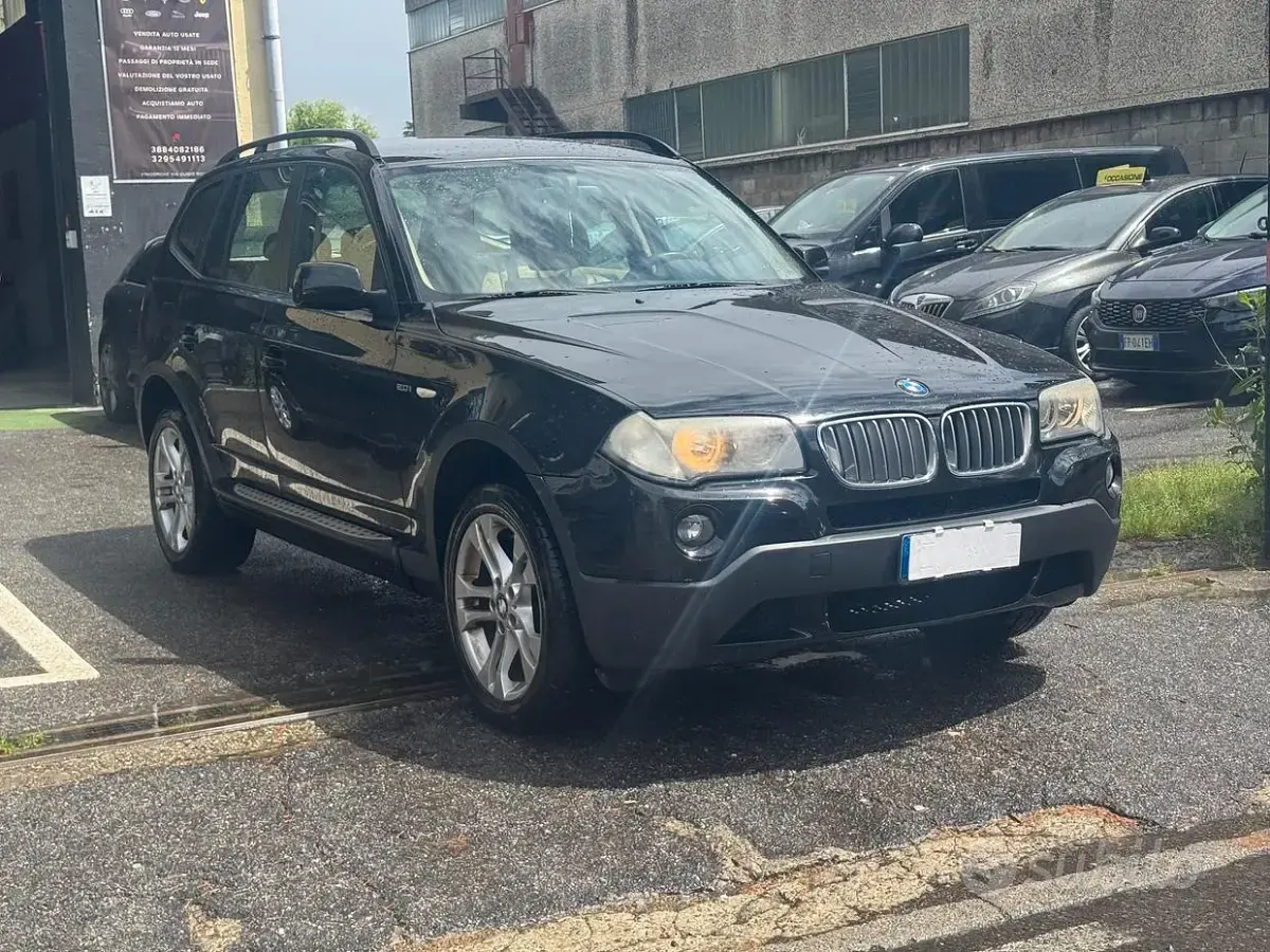 Usata BMW X3 150 CV (110 kW) 2007 Nero SUV