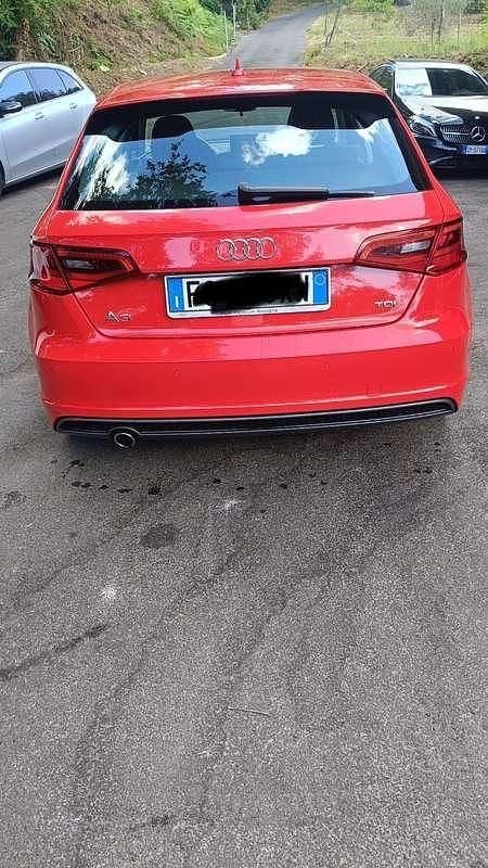 Usata Audi A3 Business 110 CV (80 kW) 2016 Rosso Berlina