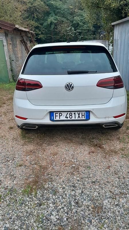 Usata VW Golf VII R-line 2018 Bianco Berlina
