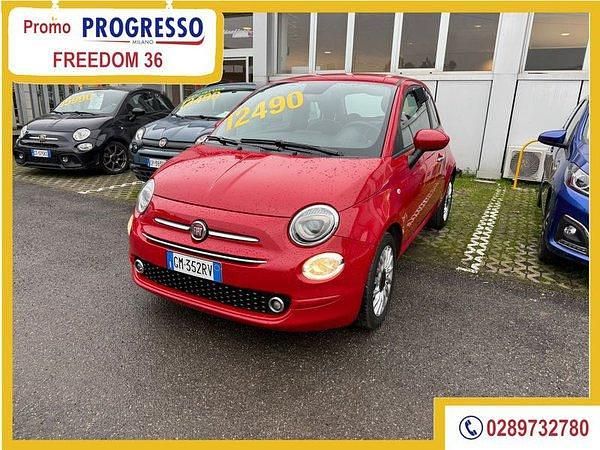 Usata Fiat 500 Lounge 69 CV (50 kW) 2021 Rosso Utilitaria