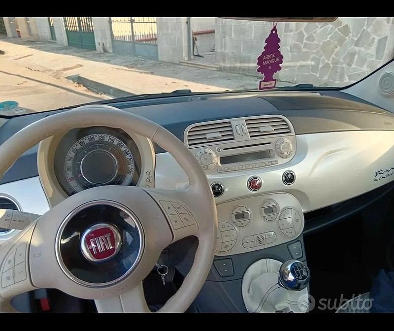 Usata Fiat 500 Lounge 75 CV (55 kW) 2008 Bianco Berlina