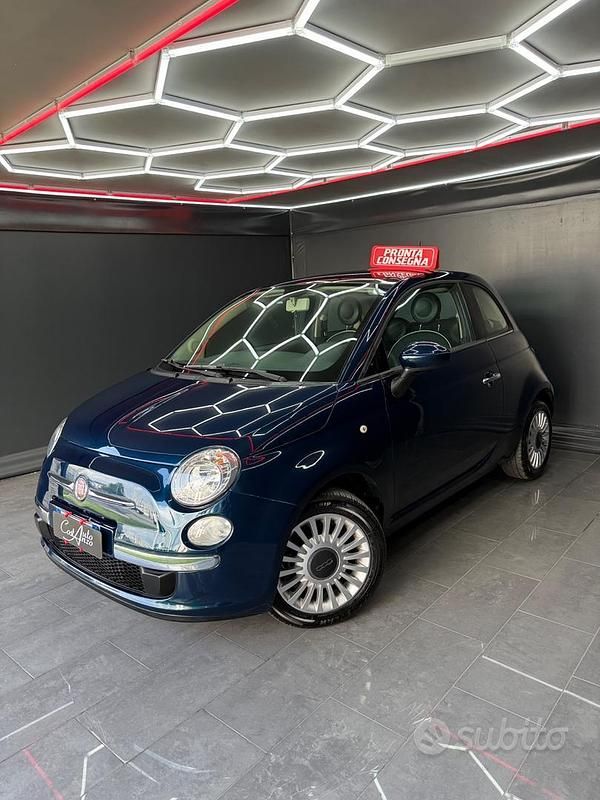 Usata Fiat 500 Lounge 69 CV (50 kW) 2014 Blu Berlina