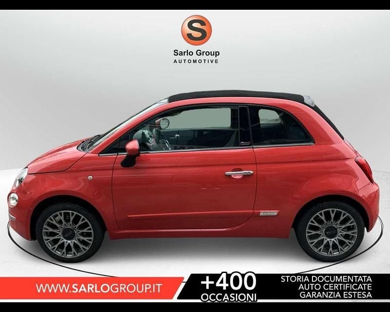 Usata Fiat 500C Lounge 69 CV (50 kW) 2016 Arancione Cabrio