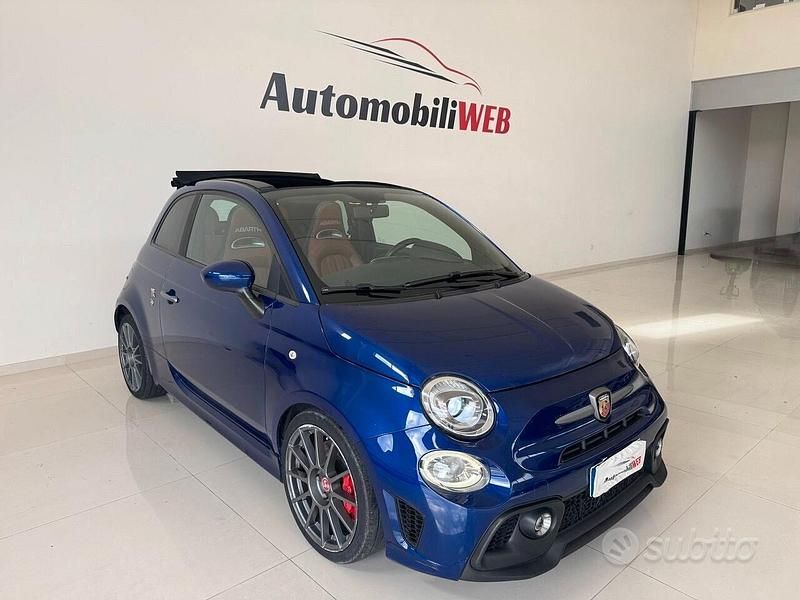 Usata Abarth 595C Competizione 180 CV (132 kW) 2016 Blu Cabrio