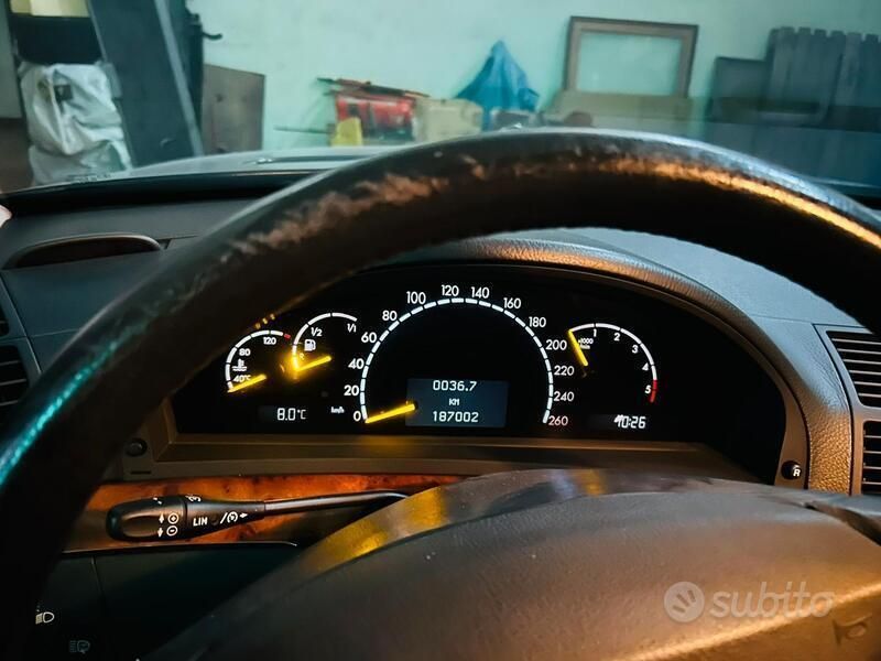 Usata Mercedes S320 204 CV (150 kW) 2003 Nero Berlina