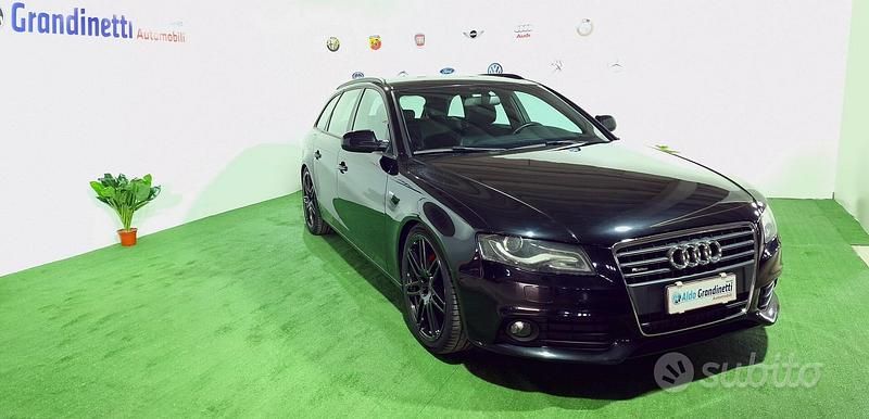 Usata Audi A4 S-Line 170 CV (125 kW) 2010 Nero Utilitaria