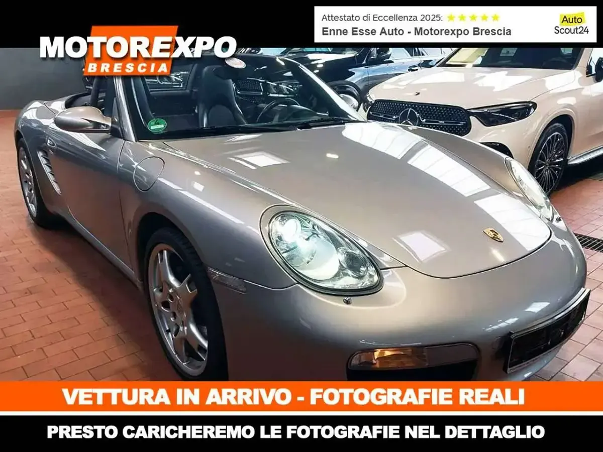 Usata Porsche Boxster 245 CV (180 kW) 2006 Argento Cabrio