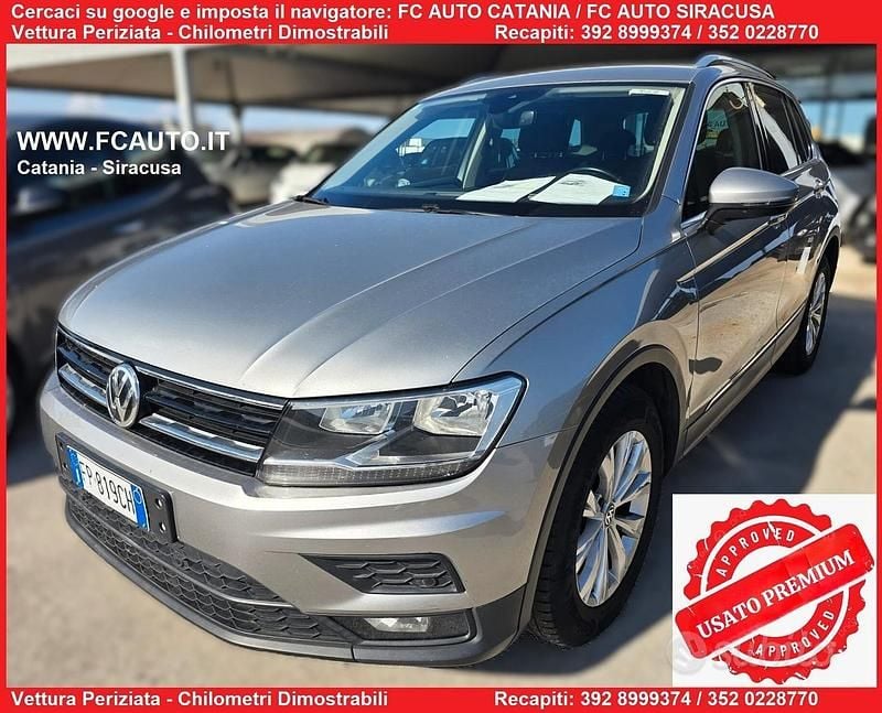 Grigio Usata 2018 VW Tiguan Advance SUV | 17.500 € (Buon prezzo) - Immagine 1/4