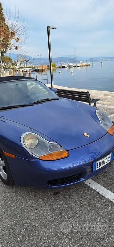 Usata Porsche 986 Boxster 1997 Blu Cabrio