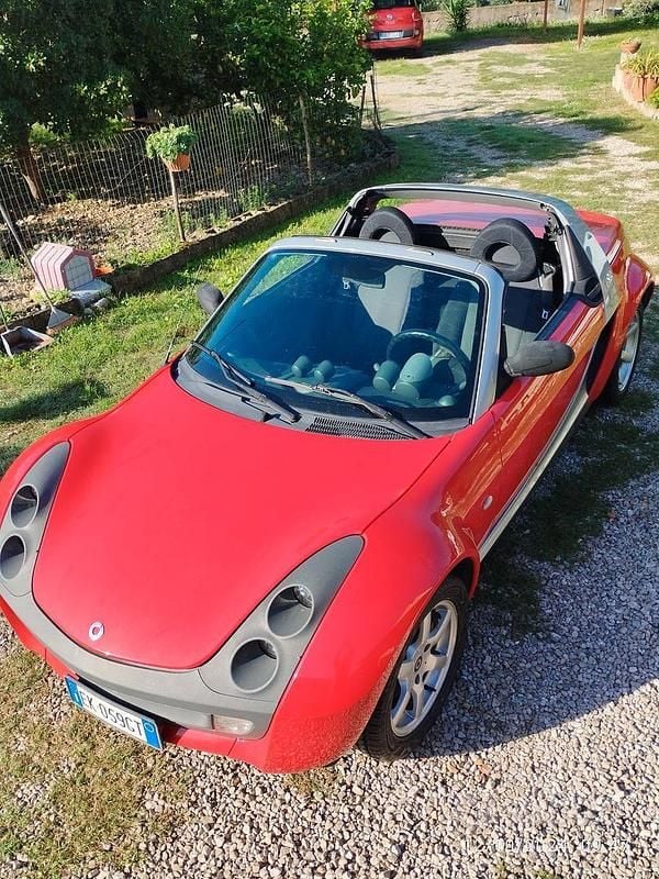 Usata Smart Roadster 82 CV (60 kW) 2003 Rosso Cabrio