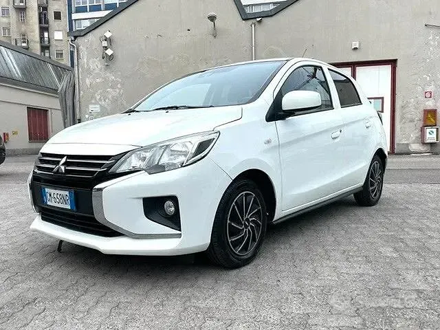 Brugt Mitsubishi Space Star Invite 71 HK (52 kW) 2022 Hvid Hatchback
