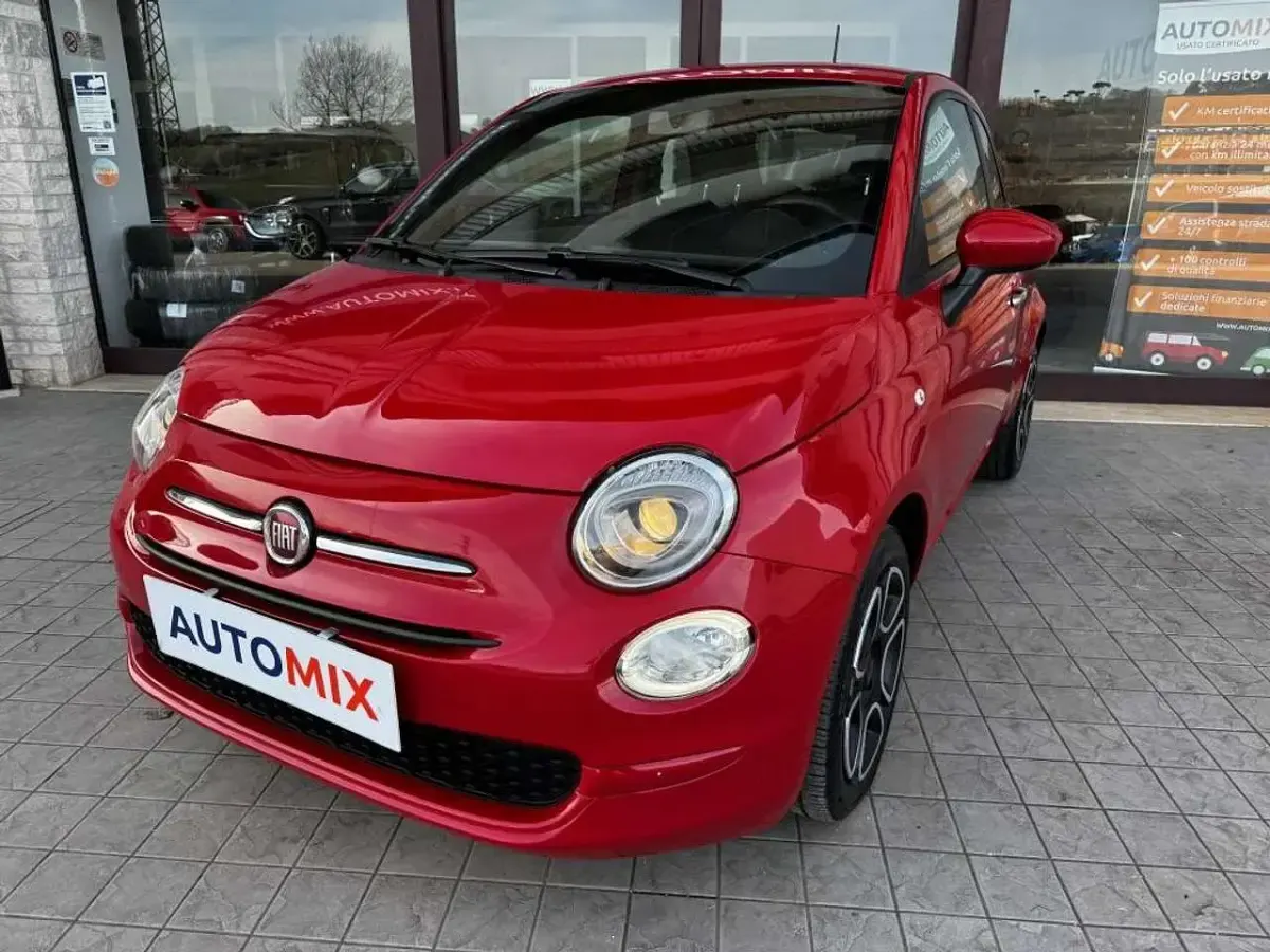 Usata Fiat 500C Connect 69 CV (50 kW) 2022 Rosso Cabrio