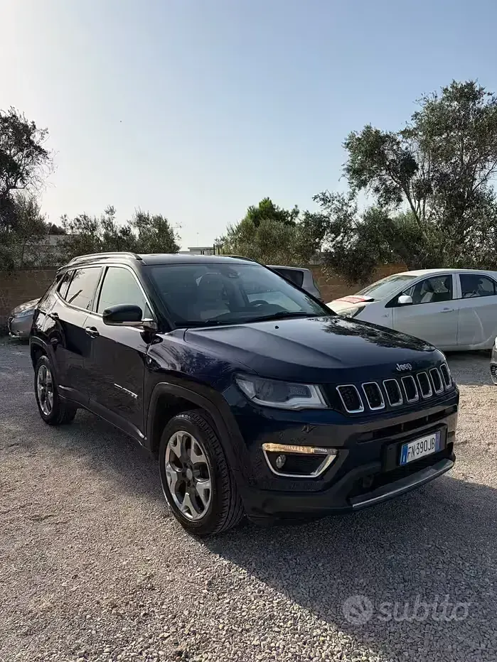 Usata Jeep Compass Limited 170 CV (125 kW) 2018 Blu SUV