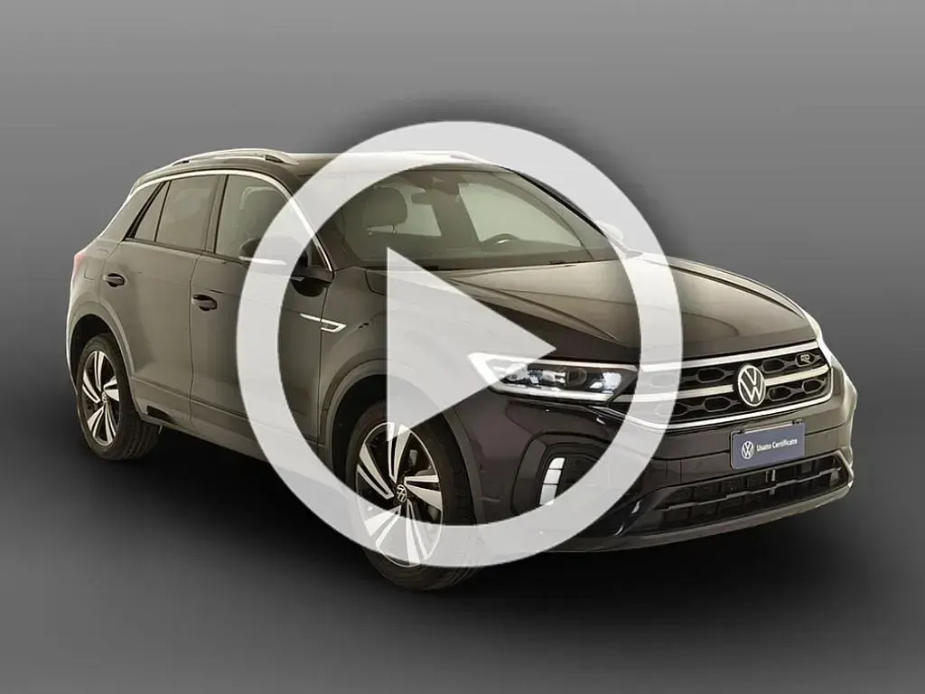 Usata VW T-Roc R-line 116 CV (85 kW) 2024 Nero SUV