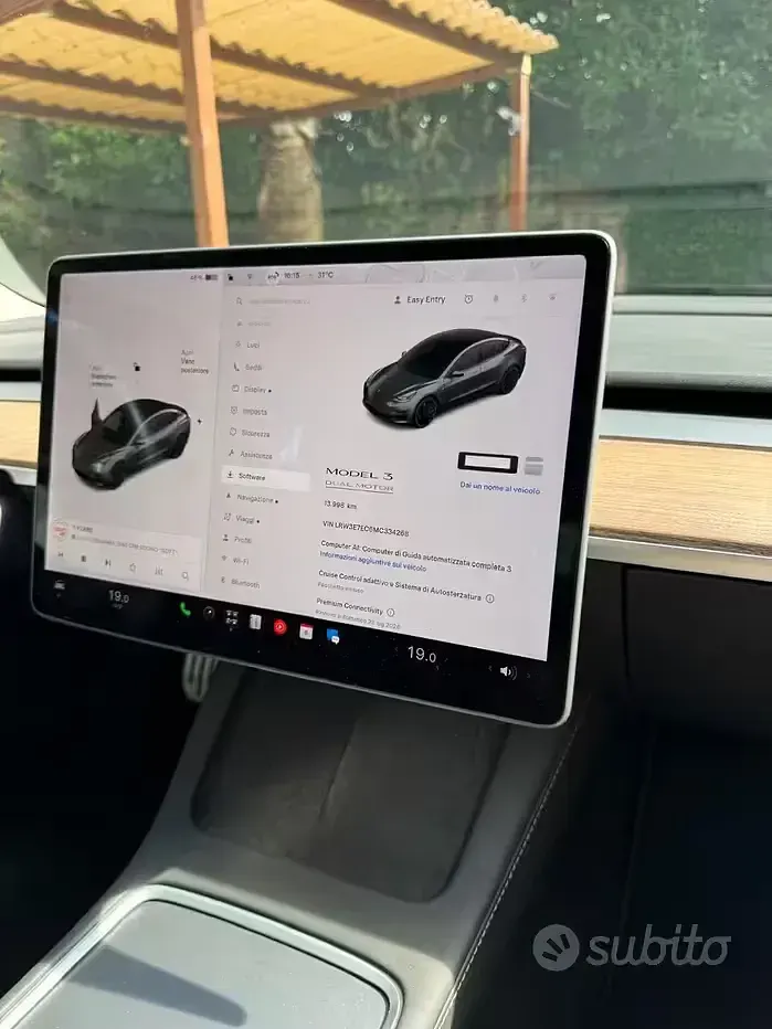 Usata Tesla Model 3 Performance 155 kW (211 CV) 2021 Grigio Berlina
