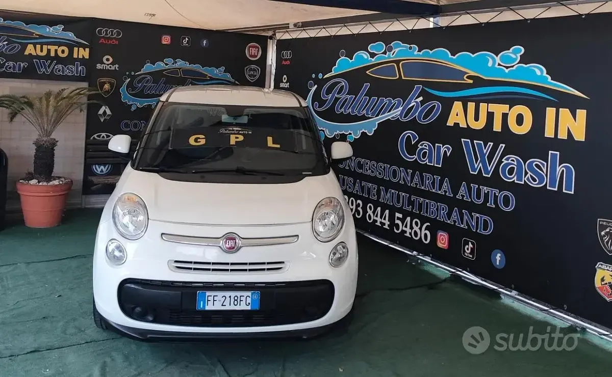 Usata Fiat 500L Lounge 120 CV (88 kW) 2016 Bianco Monovolume