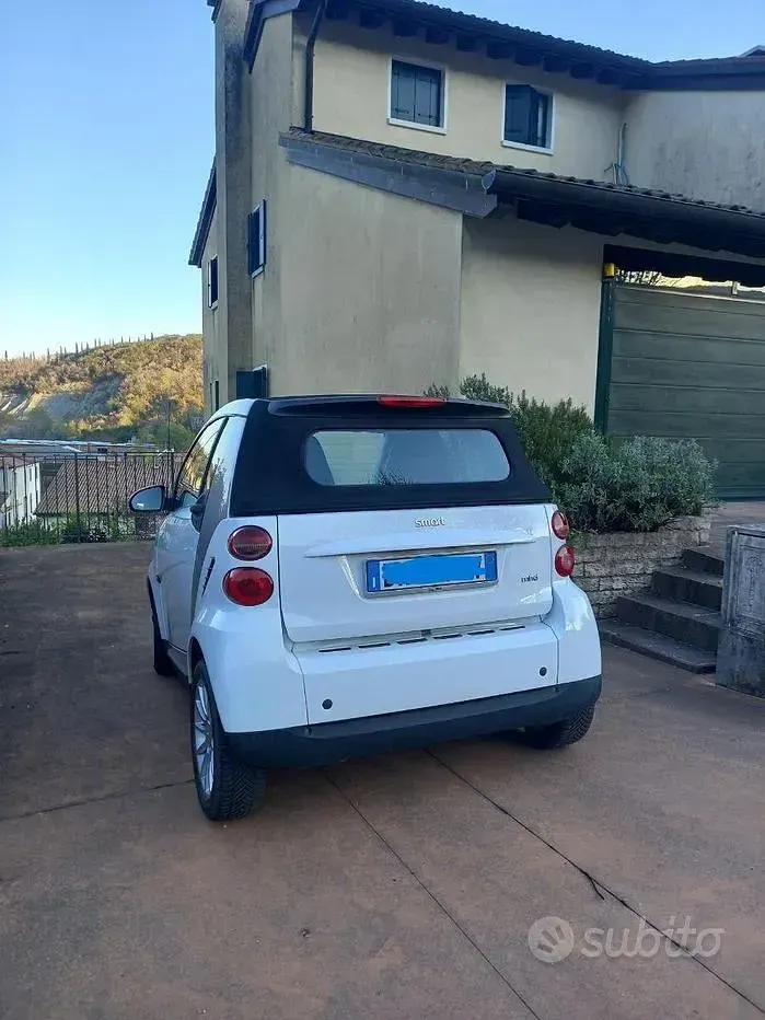Usata Smart ForTwo Cabrio Pure 71 CV (52 kW) 2009 Bianco Cabrio