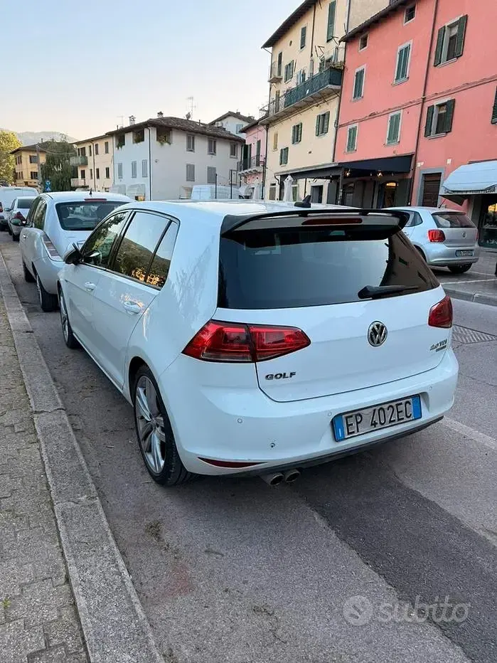 Usata VW Golf VII 150 CV (110 kW) 2013 Bianco Berlina