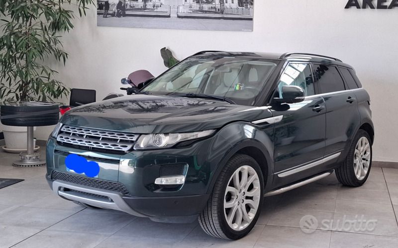 Verde Usata 2013 Land Rover Range Rover evoque Prestige SUV | 13.000 € (Molto cara) - Immagine 1/4