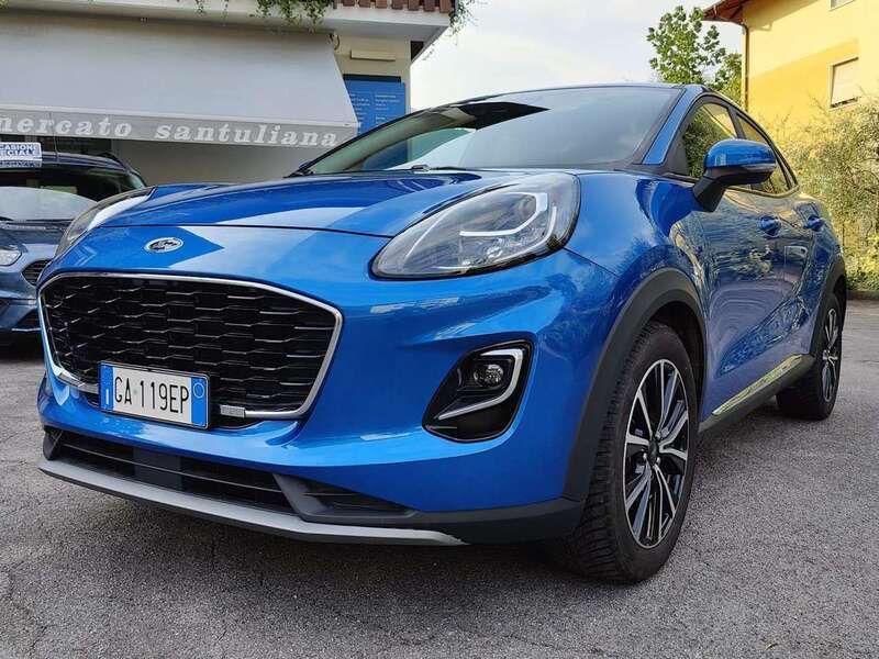 Usata Ford Puma Titanium S 125 CV (91 kW) 2020 Blu/azzurro SUV