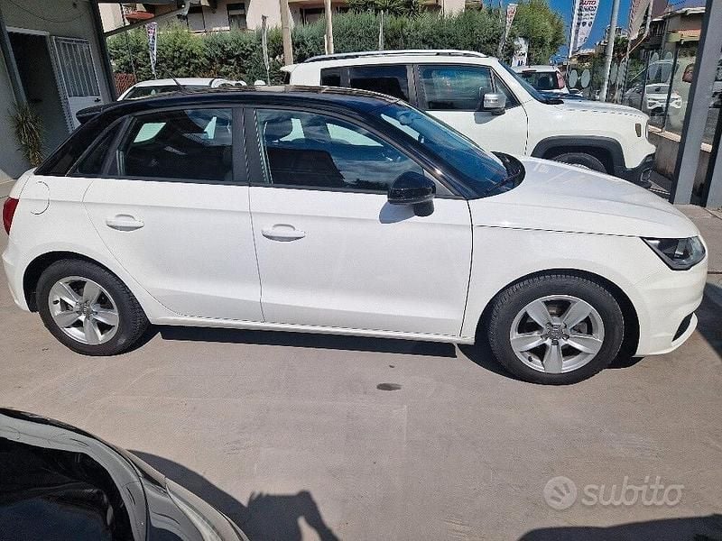 Usata Audi A1 90 CV (66 kW) 2016 Bianco Utilitaria