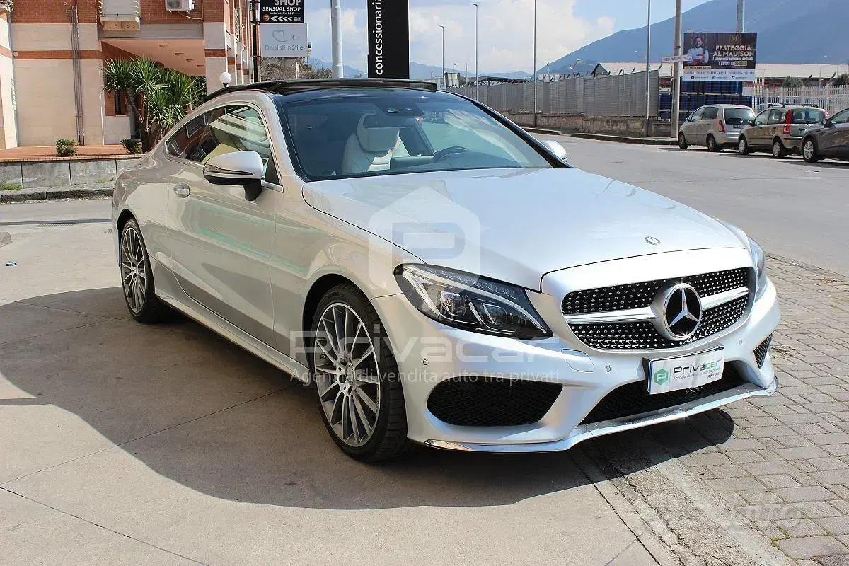 Usata Mercedes C250 Premium 204 CV (150 kW) 2017 Grigio Coupé
