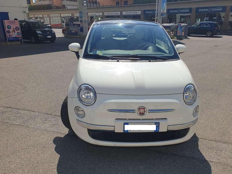 Usata Fiat 500 Lounge 69 CV (50 kW) 2009 Bianco Cabrio